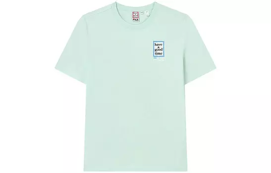 Футболка X HAGT унисекс, цвет лед-розовый, зеленый Fila, зеленый