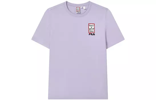 Футболка X HAGT унисекс фиолетовая Fila, фиолетовый