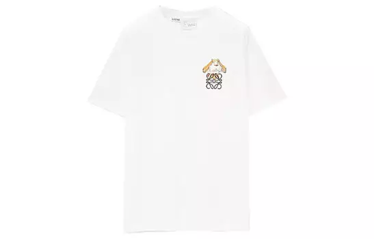 Футболка X Howl"s Moving Castle унисекс белая Loewe, белый