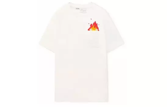 Футболка X Howl"s Moving Castle унисекс белая Loewe, белый