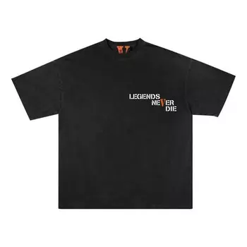 Футболка x juice wrld 999 t-shirt 'black orange' Vlone, черный