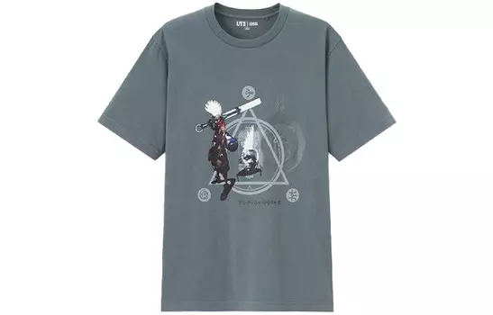 Футболка X League Of Legends Co-branded Series унисекс зеленая Uniqlo, зеленый
