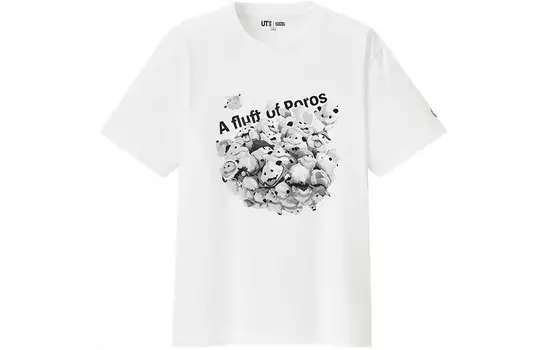 Футболка X League Of Legends Co-branded Series унисекс белая Uniqlo, белый