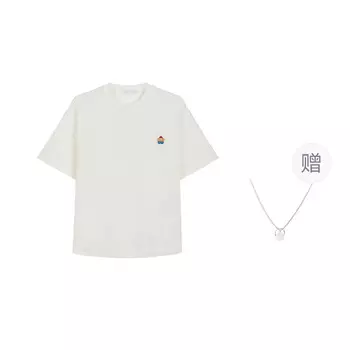 Футболка X Little Flower унисекс Bosieagender, Apricot Gray