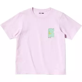 Футболка X Louvre Co-brand женская сиреневая Uniqlo