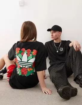 Футболка x Made by Nelson черного цвета adidas Originals