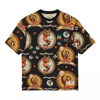 Футболка x maison chateau rouge t-shirt 'black' Air Jordan, черный