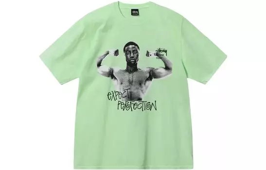 Футболка X Martine Rose SS23 унисекс зеленая Stussy, зеленый