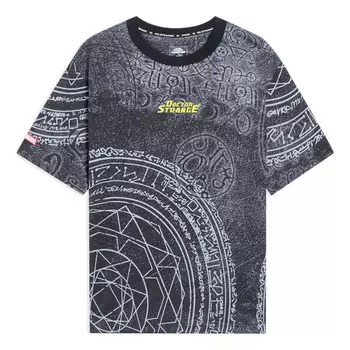 Футболка x marvel доктор стрэндж графическая футболка Li-Ning, серый