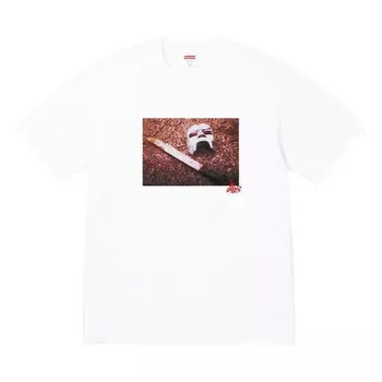 Футболка x mf doom fw23 week3 mf t-shirt 'white' Supreme, белый