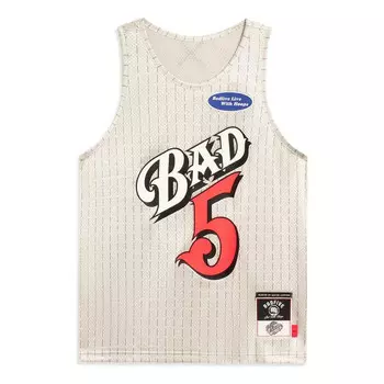 Футболка x mitchell & ness badfive графическая баскетбольная майка Li-Ning, серый
