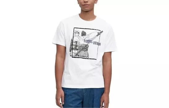 Футболка X Naruto SS23 унисекс белая Uniqlo, белый