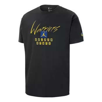 Футболка x nba golden state warriors logo футболка Air Jordan, черный