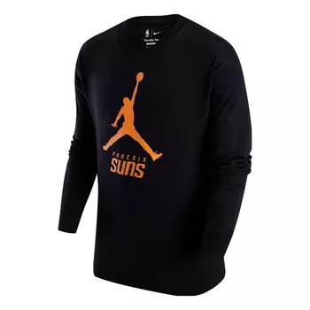 Футболка x nba phoenix suns essential футболка с длинным рукавом Air Jordan, черный