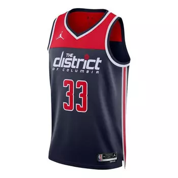 Футболка x nba washington wizards statement edition свитер swingman Air Jordan, синий