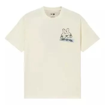 Футболка x og_slick crossover ss22 граффити мультяшный принт футболка Li-Ning, белый