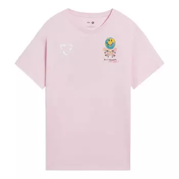 Футболка x og_slick earth графическая футболка Li-Ning, розовый