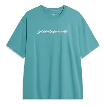 Футболка x og_slick skateboarding graphic t-shirt 'teal' Li-Ning, мультиколор