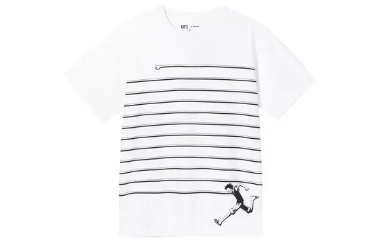 Футболка X One Piece SS23 унисекс белая Uniqlo, белый