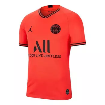Футболка x paris saint germain 19 20 steam матч на выезде Air Jordan, оранжевый