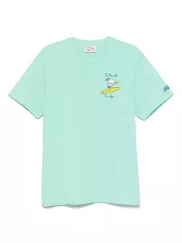 Футболка X PEANUTS Snoopy Waves MC2 Saint Barth, зеленый