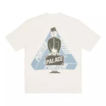 Футболка x portor ss23 logo t-shirt 'white' Palace, белый