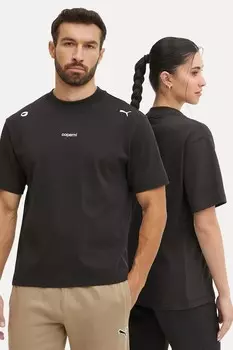 Футболка x Puma хлопковая Coperni, черный