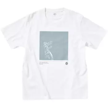 Футболка X Spell Fight Co-titled Series унисекс белая Uniqlo, белый