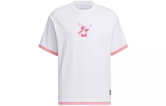 Футболка X Strawberry Bear Co-branded SS23, унисекс, белая Adidas Neo, белый