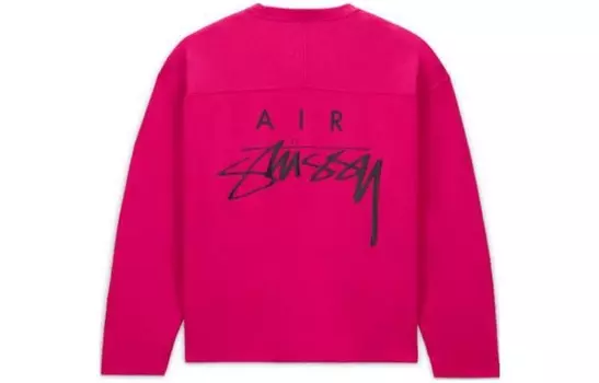 Футболка X Stussy Co-branded FW23, унисекс, розовая Nike, розовый