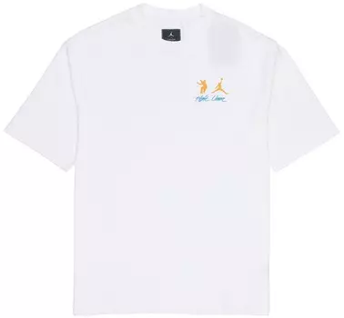 Футболка X Union MJ, азиатские размеры Jordan, белый