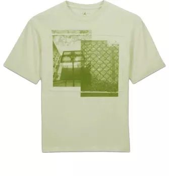 Футболка x union x bephies beauty supply футболка Air Jordan, зеленый