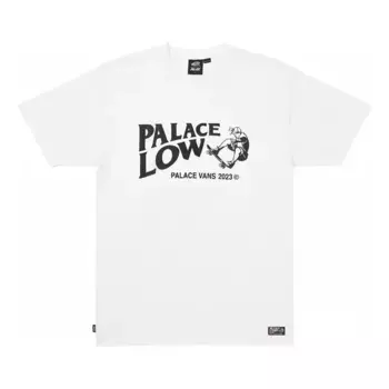Футболка x vans low t-shirt 'white' Palace, белый