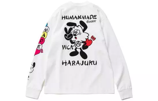 Футболка X Verdy Vick L/ST HUMAN MADE, белый