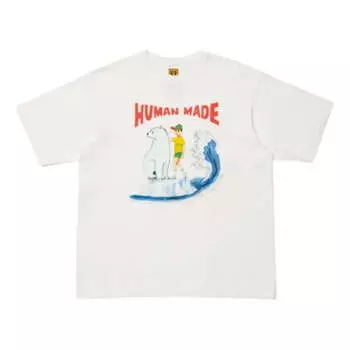 Футболка x victor victor t-shirt 'white' Human Made, белый