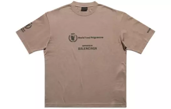 Футболка X WFP мужская хаки Balenciaga, хаки