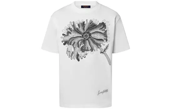 Футболка X Yayoi Kusama Psychedelic Flower Regular Louis Vuitton, белый