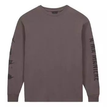 Футболка xa ma maniere длинные рукава футболка Air Jordan, фиолетовый