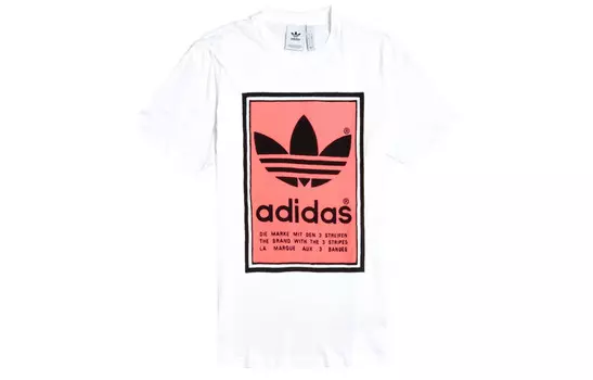 Футболка Y2k с заполненной этикеткой для мужчин Adidas Originals