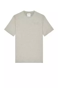 Футболка Y-3 Yohji Yamamoto Chest Logo Short Sleeve, цвет Medium Grey Heather