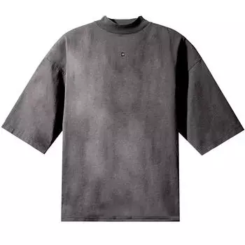 Футболка Yeezy Gap Engineered by Balenciaga Logo 3/4 Sleeve, темно-серый