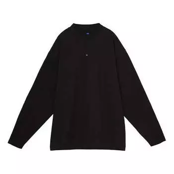 Футболка YEEZY Gap Logo Longsleeve Tee Black, черный