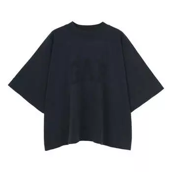 Футболка YEEZY Gap x Balenciaga Dove 3/4 Sleeve Tee 'Washed Black', черный