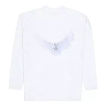 Футболка YEEZY Gap x Balenciaga Dove Long Sleeves T-shirt 'White', белый