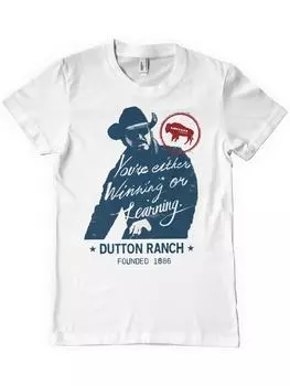 Футболка yellowstone, белый