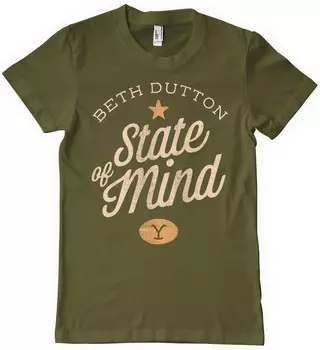 Футболка yellowstone, зеленый