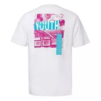 Футболка youth now t-shirt 'white' Converse, белый