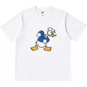 Футболка Yu Nagaba Collaboration для мужчин 00 Белый Uniqlo, белый