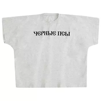 Футболка YZY Gosha Black Dogs T-Shirt, серый