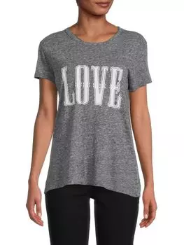 Футболка ZADIG &amp; VOLTAIRE Walk Chine Love, gris